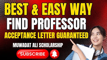 How to Find Professors for Acceptance Letter in 1 Minute | China Japan Korea Taiwan Thailand & More
