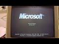 Windows1 (1985) PC XT Hercules - YouTube