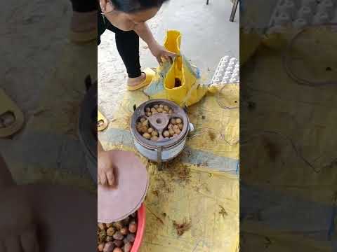Arecanut Husking Machine.
