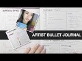 Artist Bullet Journal for Productivity and Happiness ✏️ FEBRUARY 2018