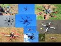 HobbyKing Multirotor Compilation - Quadcopter, Hexacopter and Octocopter FY-680 SK-450 Turnigy Talon