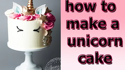 HOW TO MAKE A UNICORN CAKE - NERDY NUMMIES | VERY EXCITED |