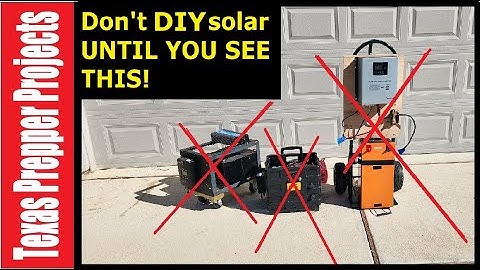 Solar MISTAKES! DIY Start here! | Texas Prepper Projects #prepper #solarpower
