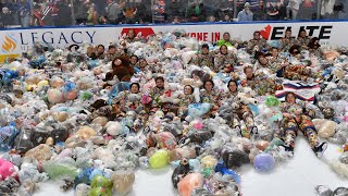 2023 Teddy Bear Toss Goal || Edmonton Oil Kings || Landon Hanson