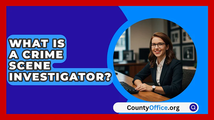 What Is A Crime Scene Investigator? - CountyOffice.org