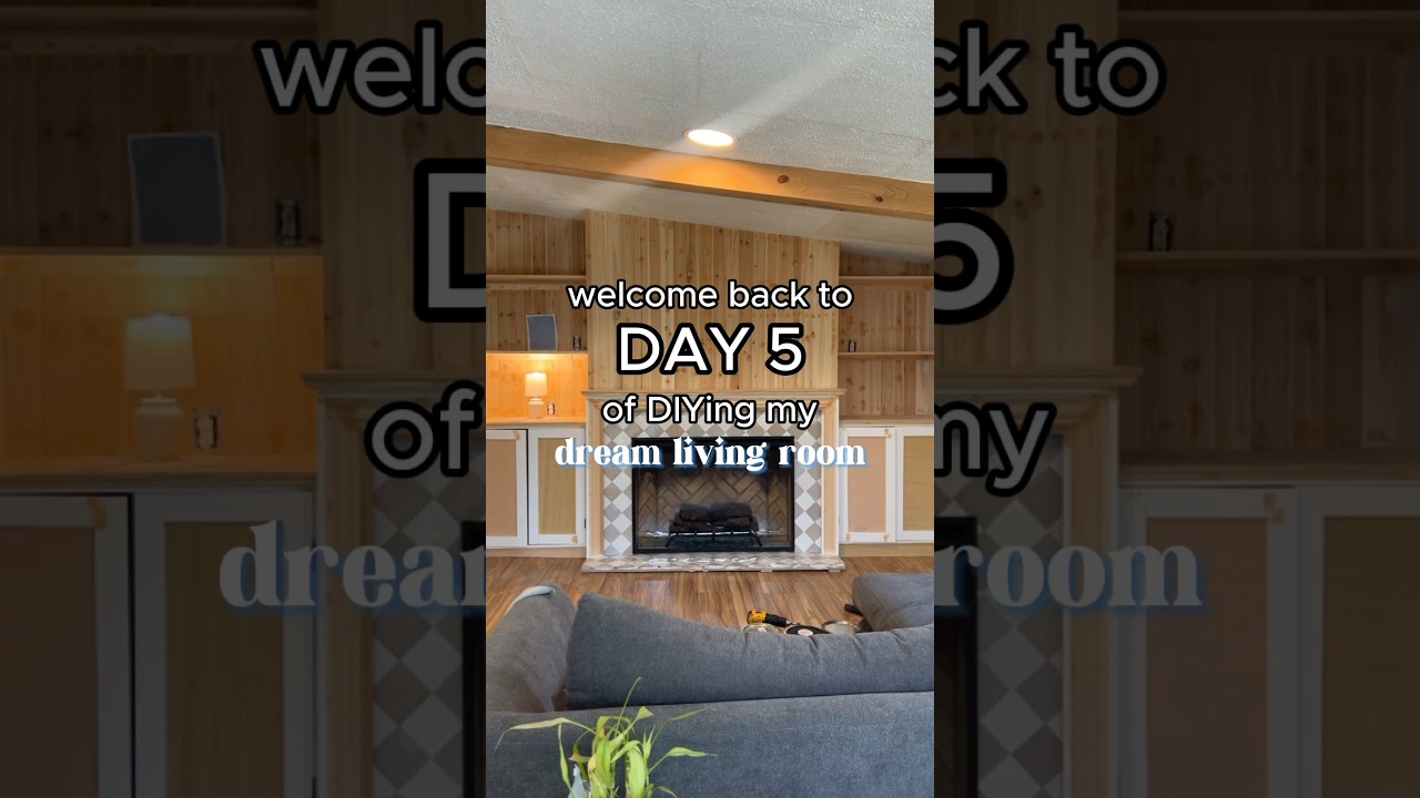 Пятый день создания гостиной мечты своими руками! 