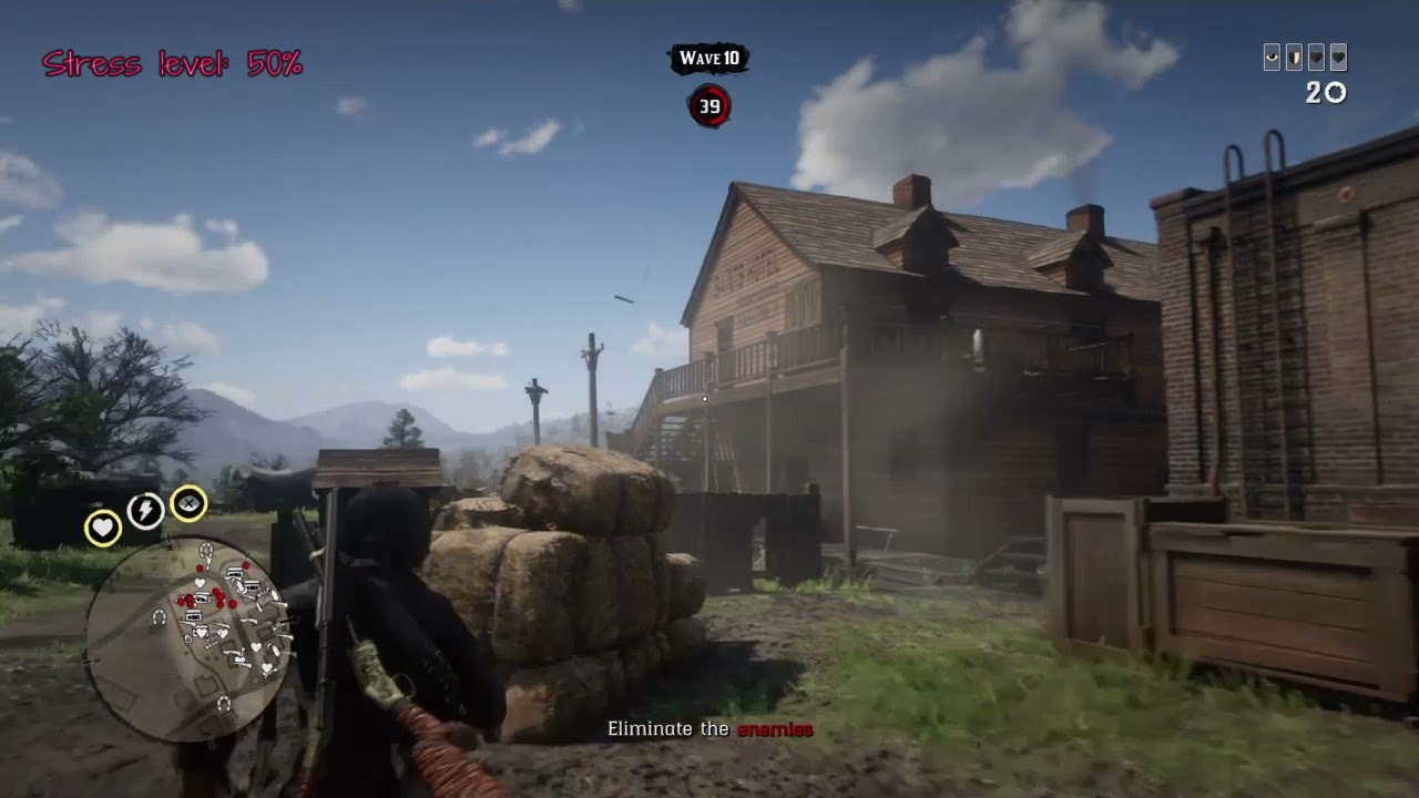 RDR2-Surviving Call to Arms solo after my friends dc(Valentine)