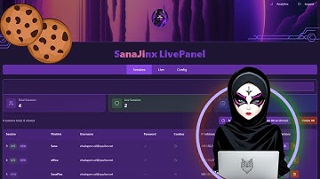 SanaJinx WebPanel for Evilginx