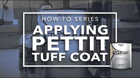 Pettit Paint - How-To apply Pettit Tuff Coat Rubberized Non-Skid Coating