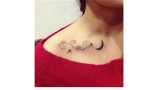 Amazing Collar Bone Tattoos