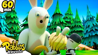 Rabbids exploram o mundo animal! | Rabbids: A Invasão Brasil | Desenho animado