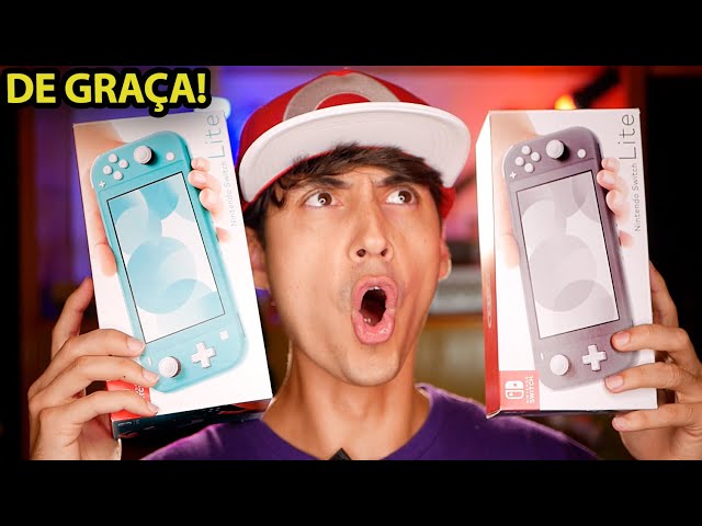 VEJA COMO GANHAR UM NINTENDO SWITCH LITE DE GRAÇA! (2019)😍 