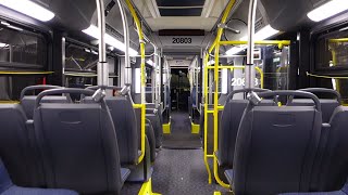New Jersey Transit's New Breed! : On-Board 2020 New Flyer XD60 "Xcelsior" Artic 20803 On The 126