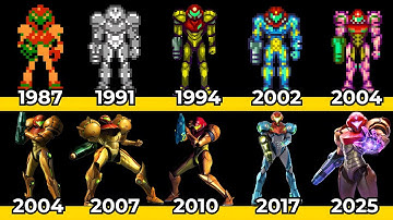 Evolution of Metroid Game Graphics (1995-2025)