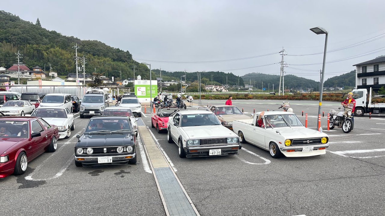 君も鈴蘭？！さんチャリティーミーティングteam西組＆楽しい仲間たち嬢陸！ソアラ　カリーナ　ＪＡＰＡＮ　Ｚ　クラウン　クレスタ　豚目　サニトラ