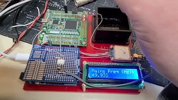Measuring the UK mains frequency using high quality reference