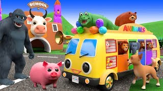 Wheels On The Bus Nursery Rhymes Songs