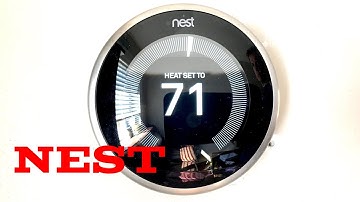 NEST Thermostat Unboxing, install and Review
