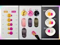 Learn Paint Mixing | Create New Shades with Gold, Cerise, Black, Red Rose &amp; Silver 😍🎨