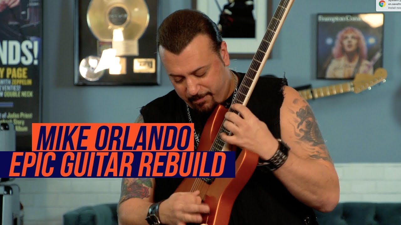 Mike Orlando Jackson Guitar Repair - YouTube