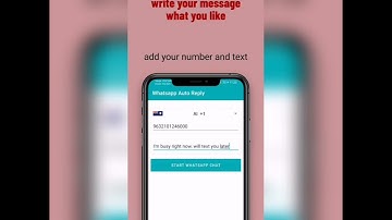 Automatically respond to WhatsApp messages for Android 2021