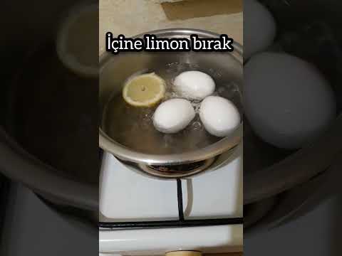 Yumurta çatlamasın, hemen