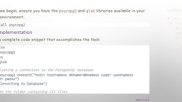 Automatically Create Tables in PostgreSQL from CSV Using Python