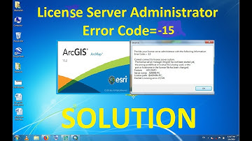 Fixing ArcGIS License Server Administrator Error Code= -15