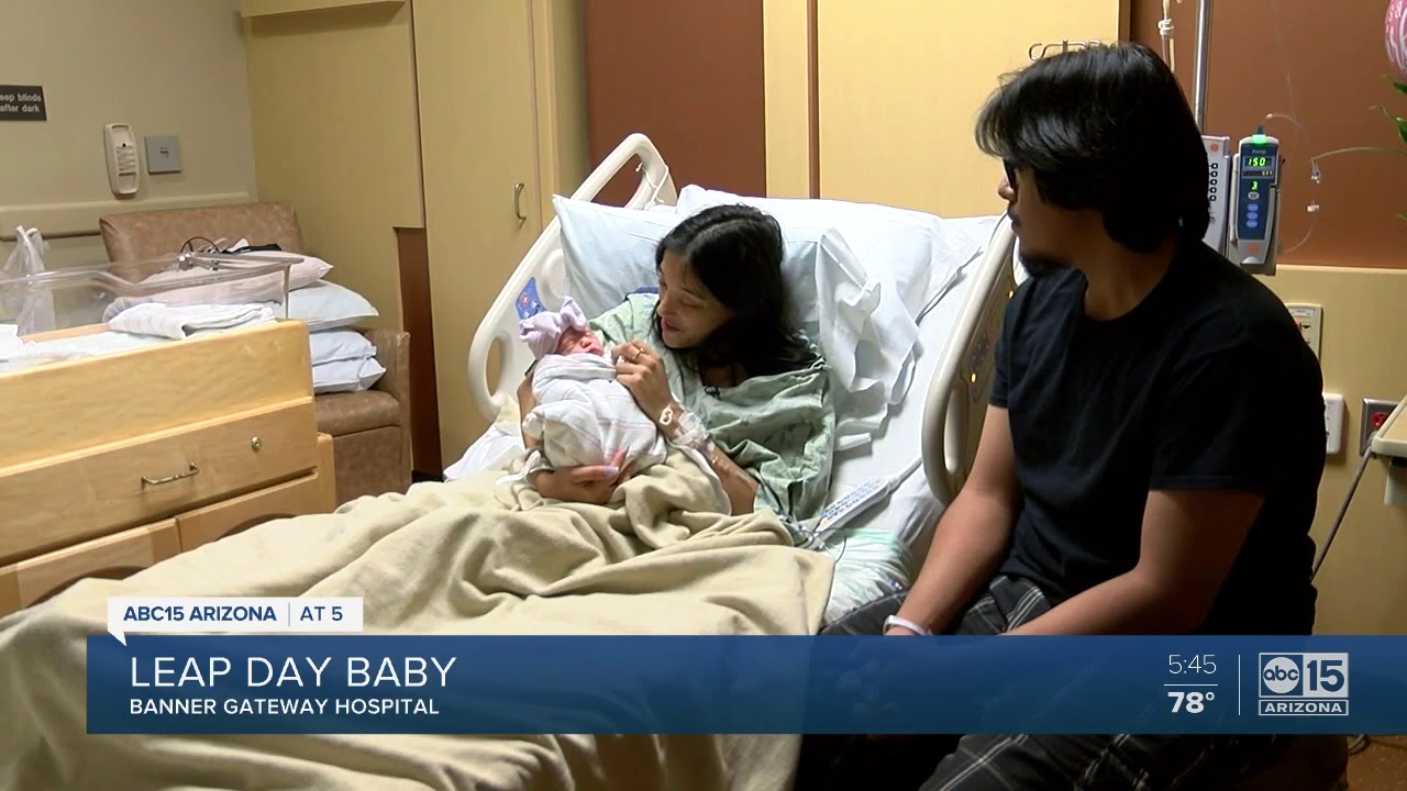 Leap Day Baby Born In Gilbert Youtube