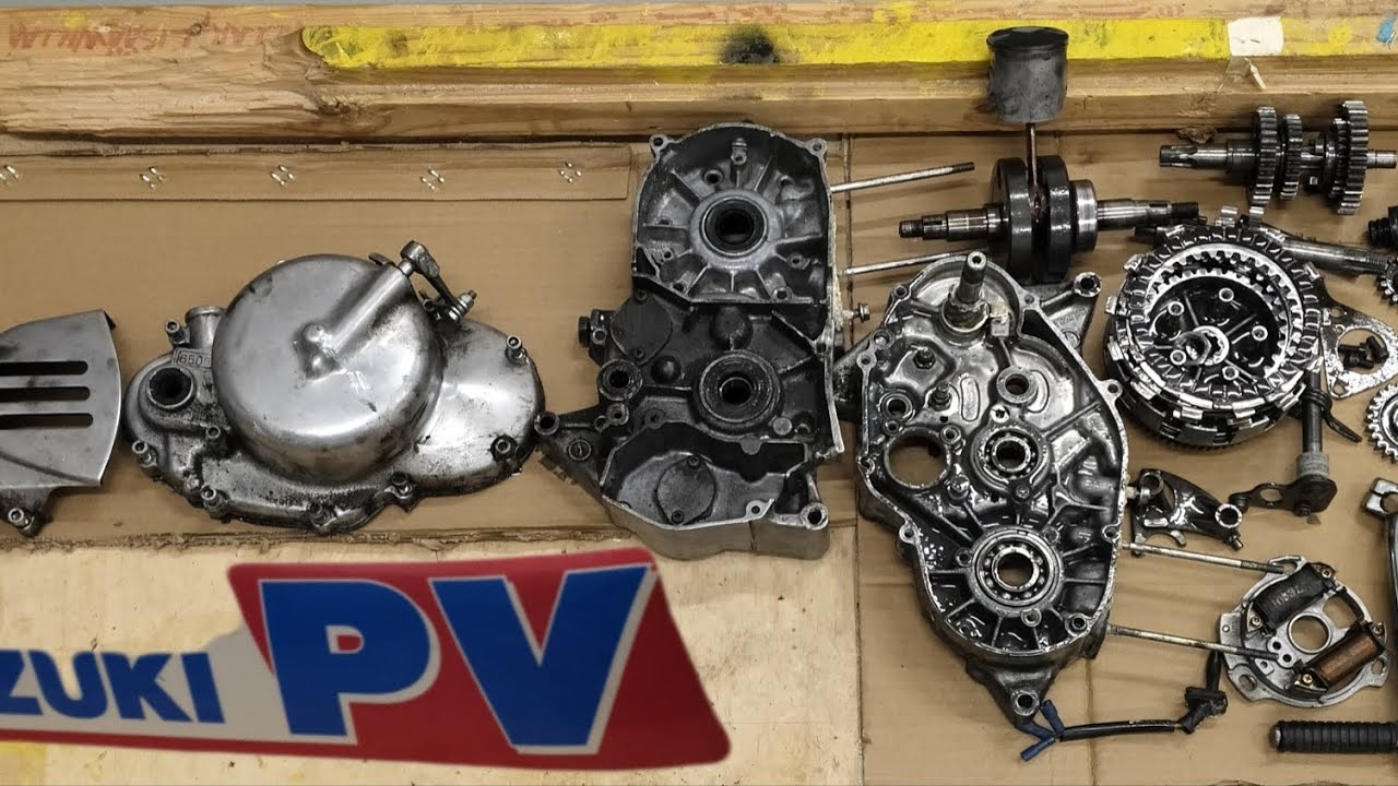 Osa 1. Suzuki PV:n koneen avaus! Pirtelöt?,kone solmus?