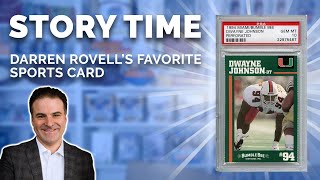 Darren Rovell's Rare Dwayne The Rock Johnson's College Card and the Story Behind it