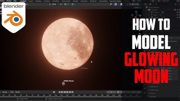 Tutorials: CGI: Blender 3D: Model or Make Glowing Moon #blender3d #b3d by #jkstarr
