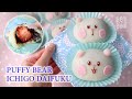 How to Make Puffy Bear Ichigo Daifuku (Strawberry Mochi)!