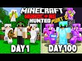Can I Survive 100 Days in Hardcore Minecraft Whilst being Hunted? 3 Hunters Edition (Day 51-100)