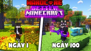 Tóm Tắt 100 Ngày BETTER Minecraft 1.20.1 Sinh Tồn Siêu Khó !!