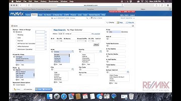 Setting up Favorite Searches in Matrix