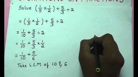 Mixed operation  fratrion .avi