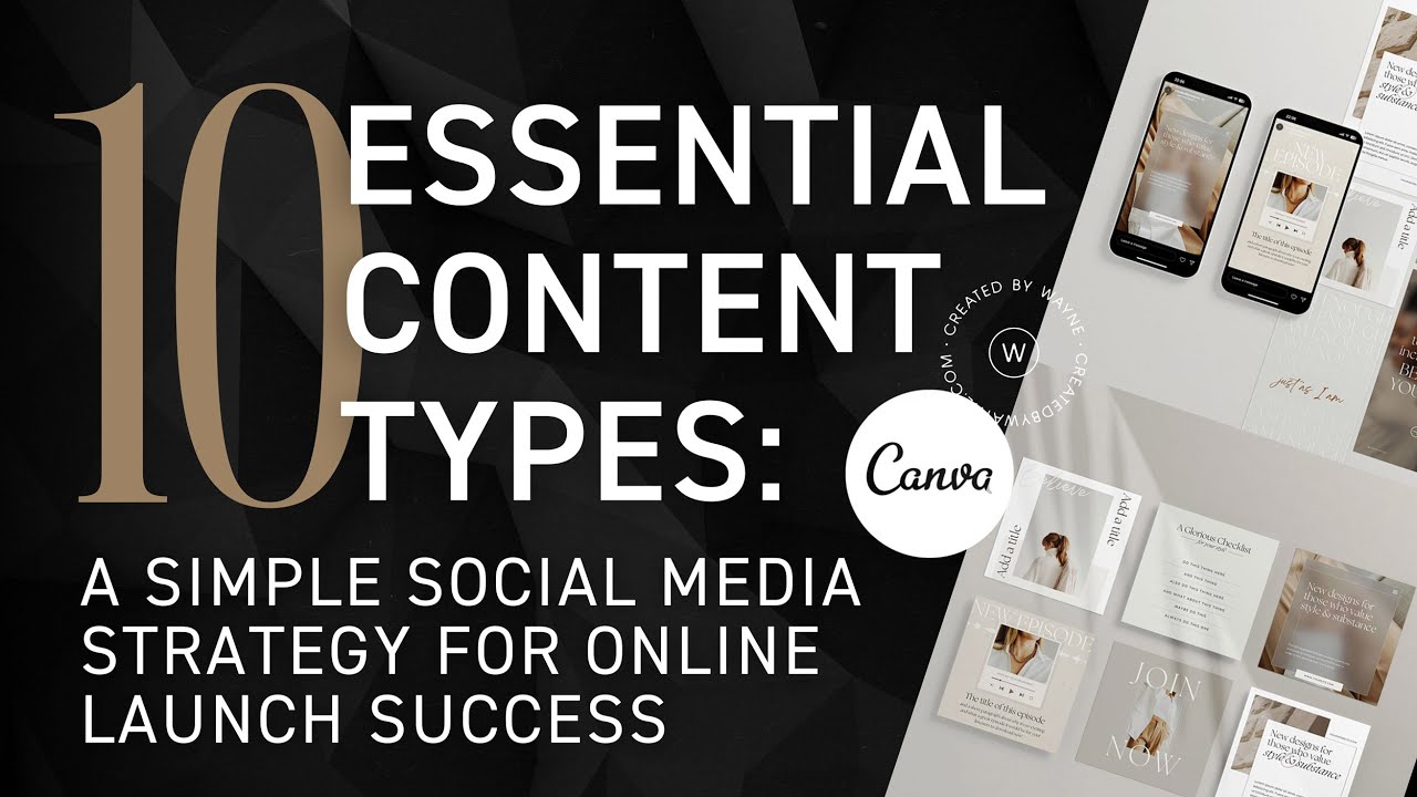 10 Essential Content Types: Simplify Your Social Media Strategy for Launch Success 🚀