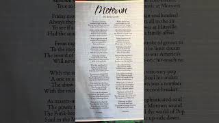 Motown (a tribute to Berry Gordy) by: POETDANNYQUEEN. Copyright 1995 #FYPViral.
