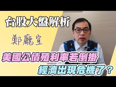 美國公債殖利率若倒掛 經濟出現危機了？【20220327】鄭廳宜台股大盤分析📈#殖利率倒掛#升息#2碼#日幣貶值