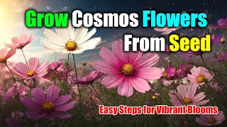 How to Grow Cosmos Flowers From Seed: Easy Steps for Vibrant Blooms