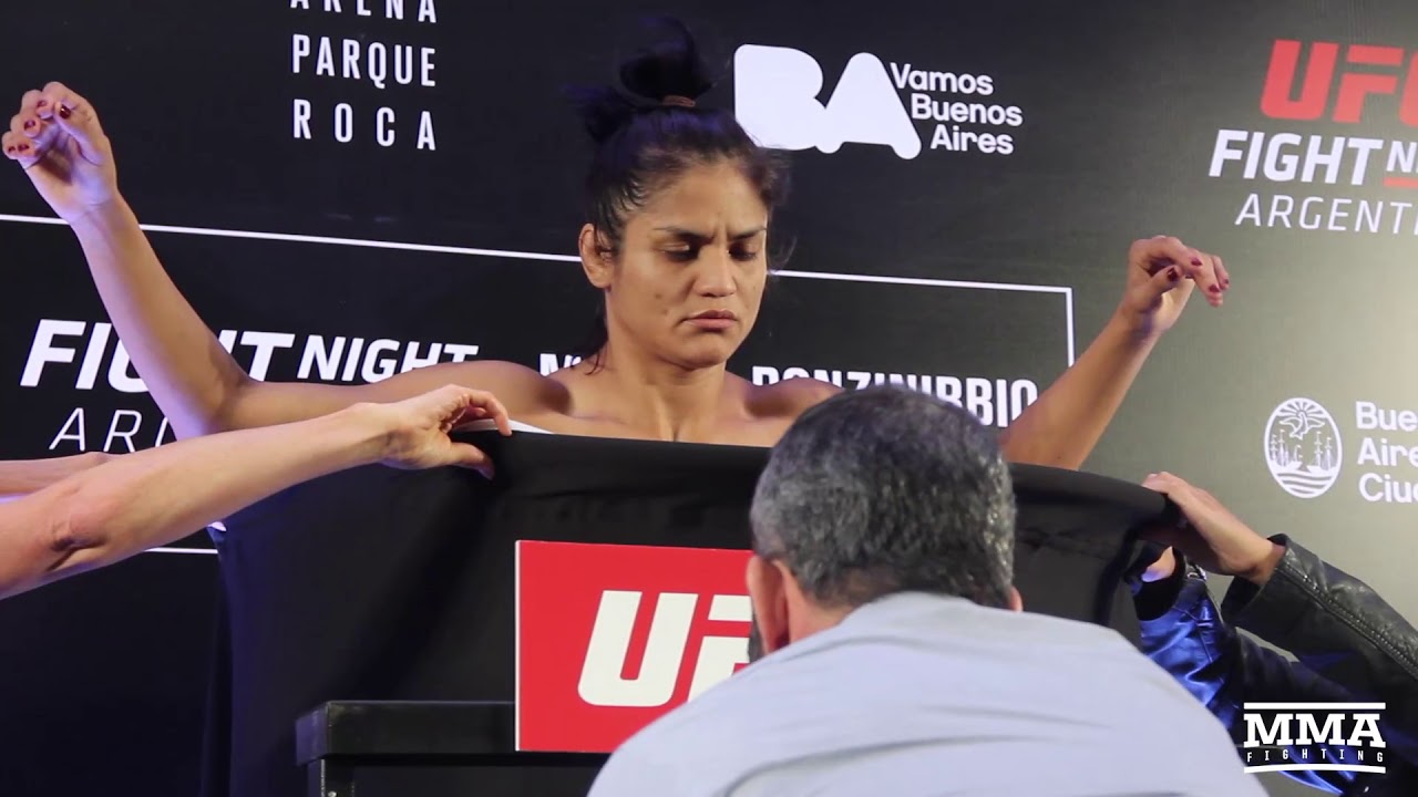 UFC Argentina Weigh-Ins: Cynthia Calvillo Misses Weight - MMA Fighting