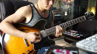 Gibson ES-335 comparison (Line6 Helix direct to FOH) chords