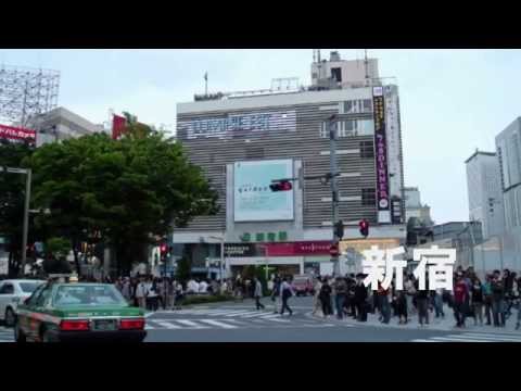 初音ミクが「TOMORROW」の曲で東京から松本の駅名を歌う。の駅舎合成版