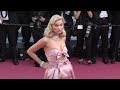 Elsa Hosk on the red carpet for the Premiere of Les Filles Du Soleil in Cannes