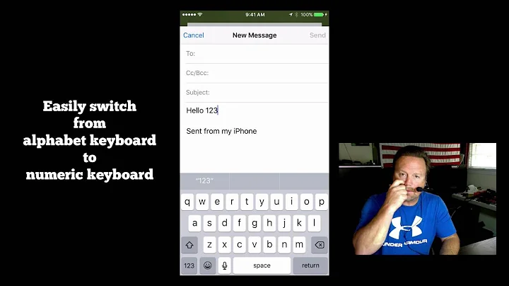 Easily Switch Back & Forth Alphabet & Numeric Keyboard On iPhone