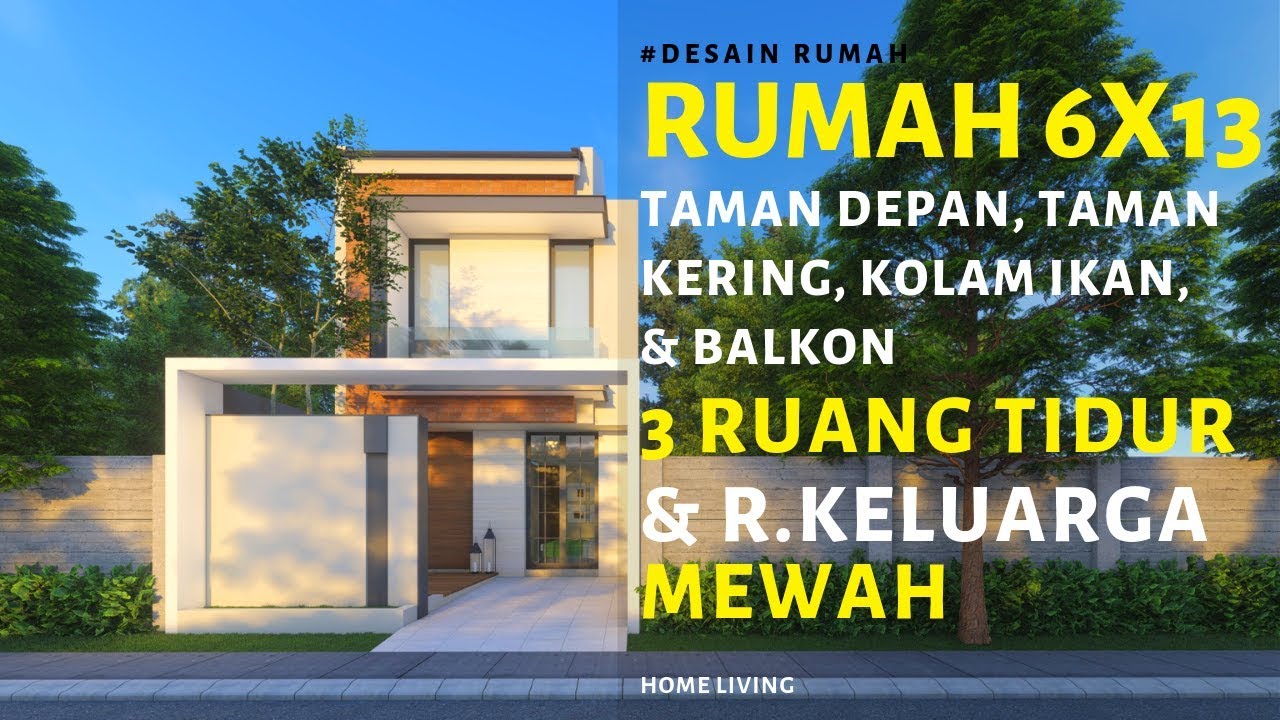 Home Living Desain Rumah Minimalis 6x13 Compact House Casa