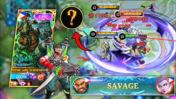 ROGER BEST BUILD 2022 (AUTO SAVAGE) - BUILD TOP 1 GLOBAL ROGER ~ MLBB