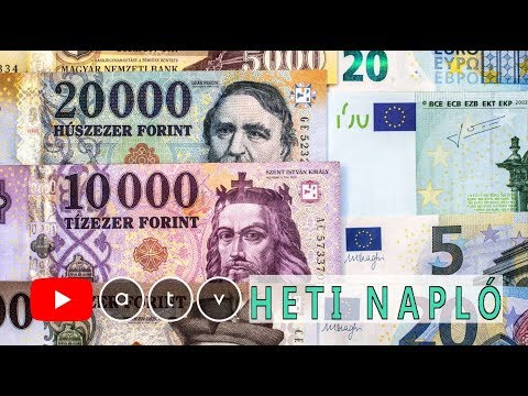 Videó: Az euró árfolyama 2020 novemberére napok szerint