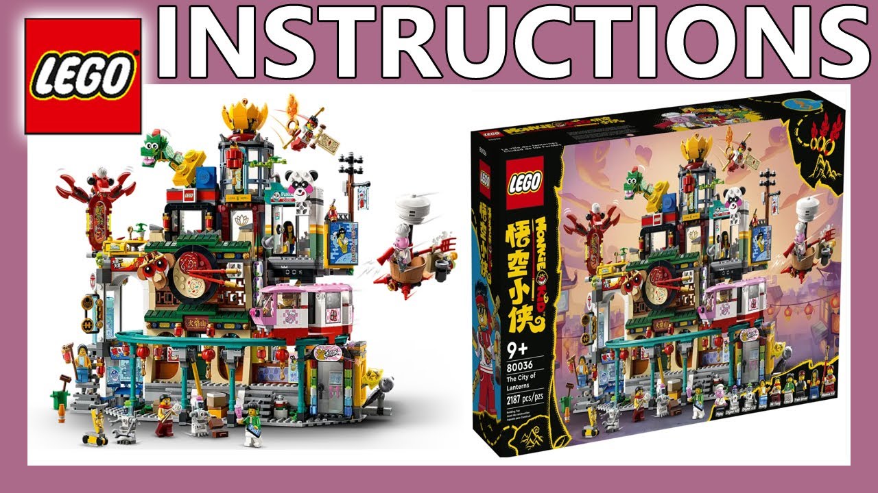 LEGO Instructions | The City of Lanterns | 80036 | LEGO Monkie Kid